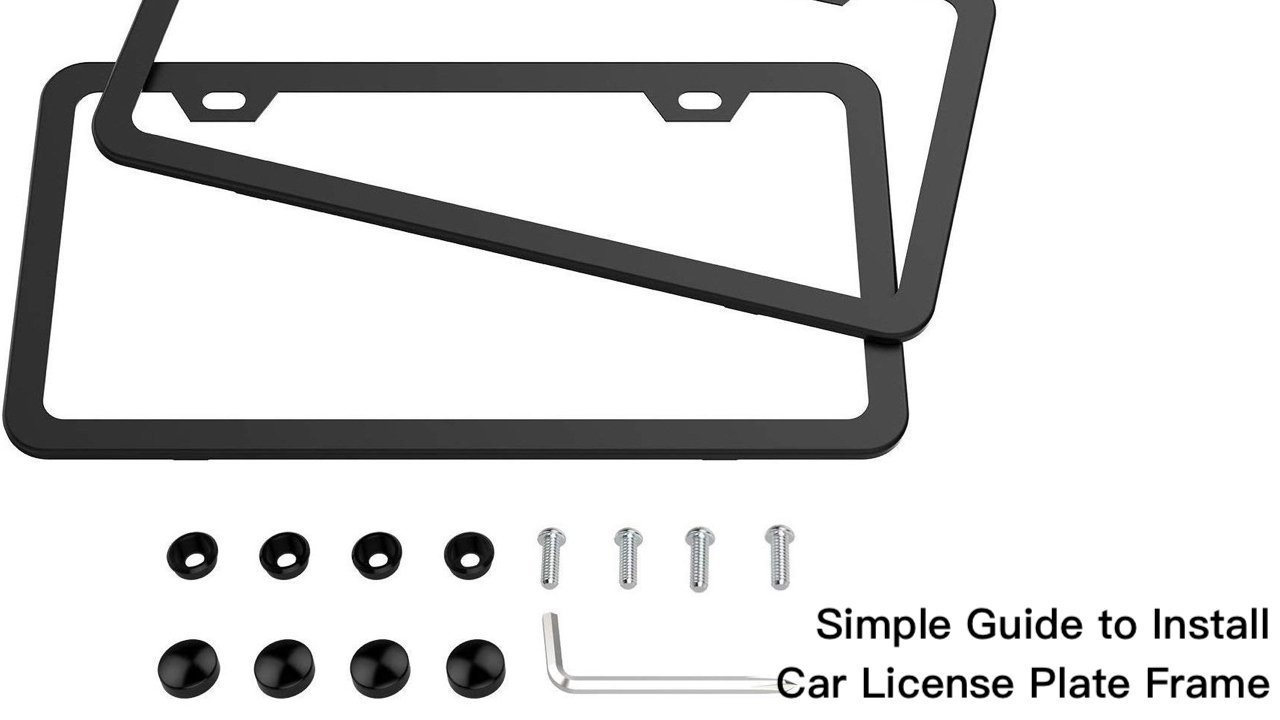 Simple Guide To Install Car License Plate Frame Carnoah Simple Guide To Install Car License Plate Frame Carnoah