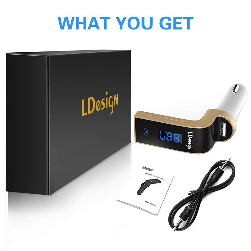 LDesign FM Transmitter Bluetooth Wireless inCar2 CarNoah